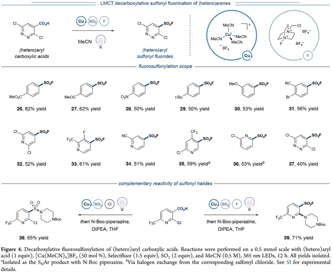 光促铜催化脱羧卤磺酰化助力芳基磺酰胺的一锅合成