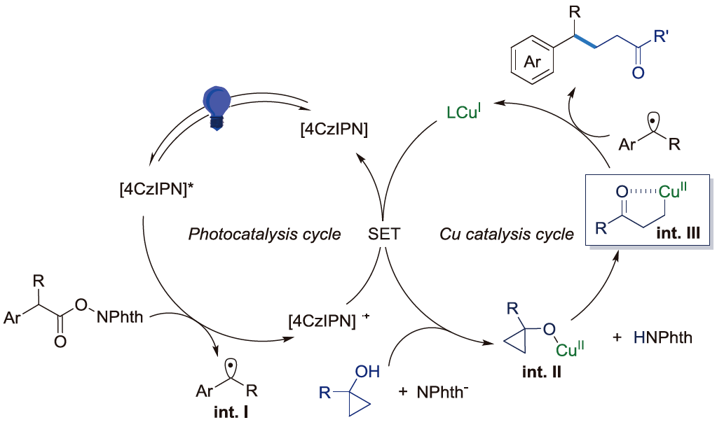 上海有机所刘国生团队：光/铜共催化的自由基脱羧C(sp3)-C(sp3)偶联反应